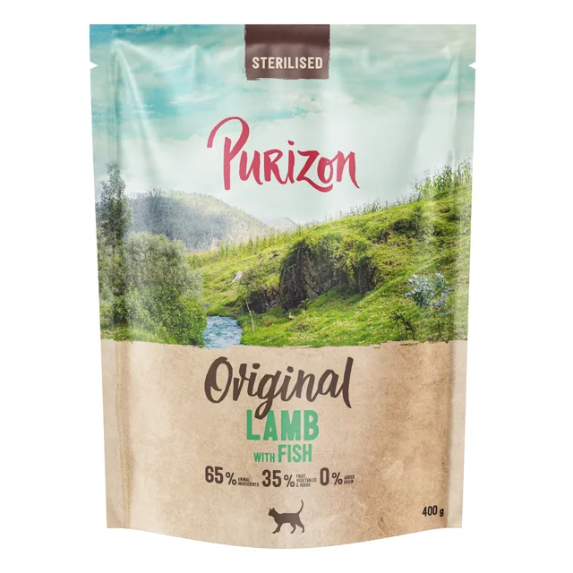 Purizon Sterilised Adult jehněčí a ryby - bez obilovin - NOVINKA: 400 g