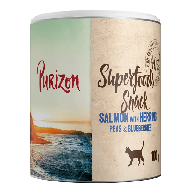 Purizon Superfood Snack 100 g - Buvolí s kuřecím, dýní a šípky 100 g