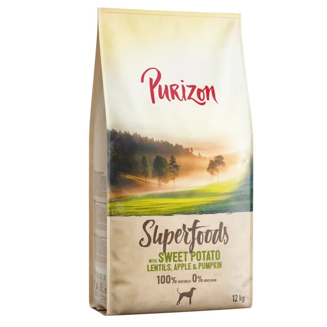Purizon Superfoods zeleninové, bataty s čočkou, jablkem a dýní - 1 kg