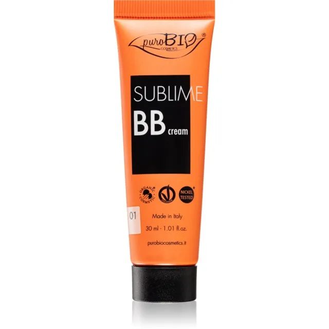 puroBIO Cosmetics Sublime hydratační BB krém odstín 01 30 ml