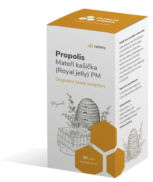 Purus Meda Propolis Mateří kašička Royal jell PM 50 tablet