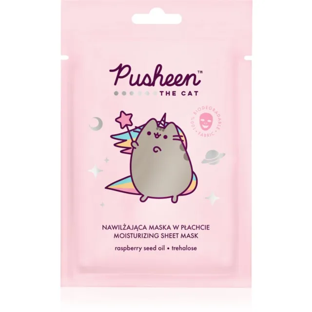 Pusheen Moisturizing Sheet Mask plátýnková maska 17 g