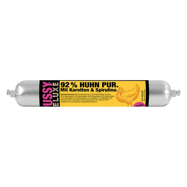 Pussy Deluxe želé nebo pěna 33 x 100 g - králík v želé, kachní a čerstvým lososem 33 x 100 g