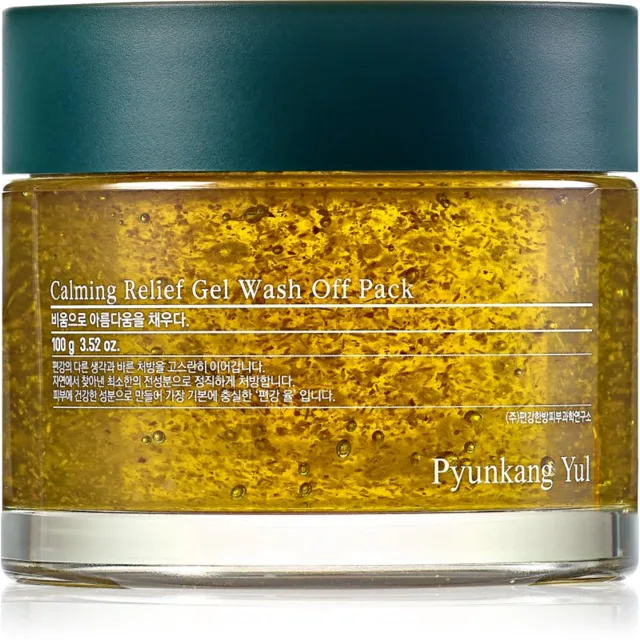 Pyunkang Yul Calming Relief Gel Wash Off Pack hloubkově hydratační maska pro zklidnění a posílení citlivé pleti 100 g