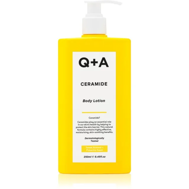 Q+A Ceramide hydratační tělové mléko s ceramidy vůně Sweet Almond + Pistachio 250 ml