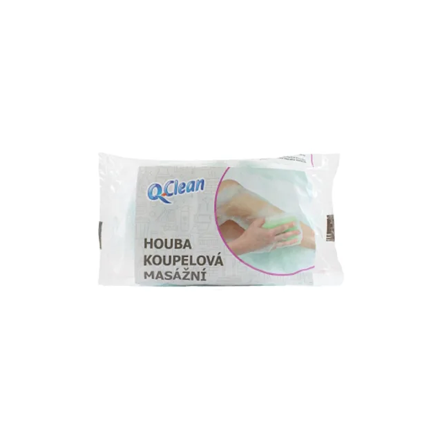 Q-CLEAN Masážní koupelová houba 1 ks