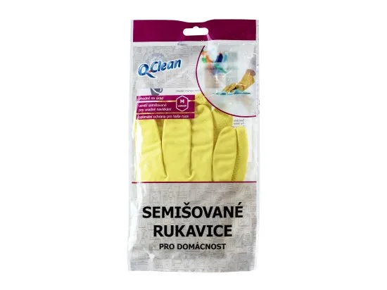 Q-Clean semišované rukavice pro domácnost vel. M