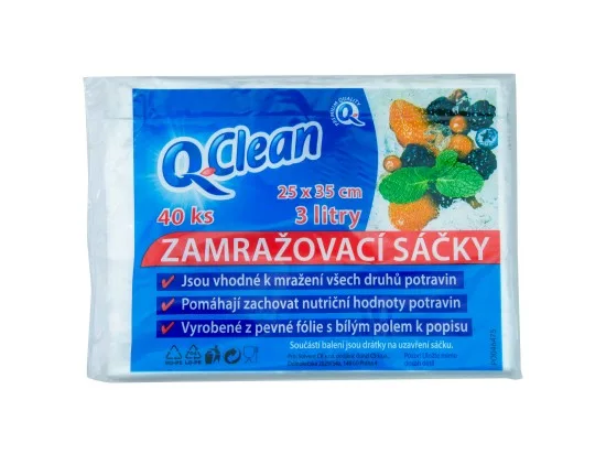 Q-Clean zamraz sáčky 25x35cm 3 l