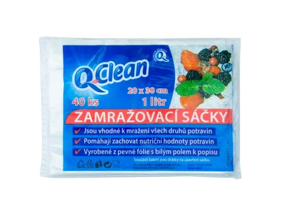 Q-Clean zamrazovací sáčky 20x30cm 1 l
