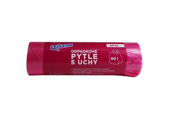 Q-Home CN odpadkové pytle s uchy 60l 20 ks