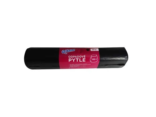 Q-Home CN odpadové pytle 120l 25 ks černé