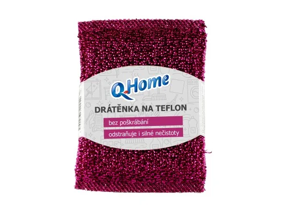 Q-Home drátěnka na teflon, mix variant, 1 ks