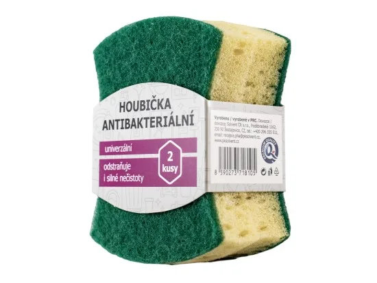 Q-Home houbička antibakteriální 2 ks