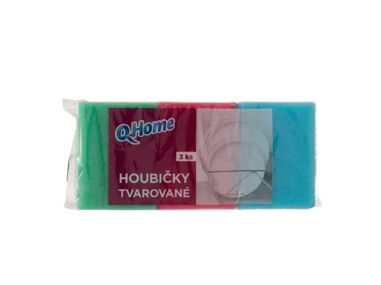 Q-Home houbička tvarovaná 3 ks