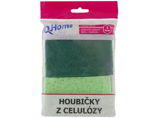 Q-Home houbičky z celulózy 2 ks
