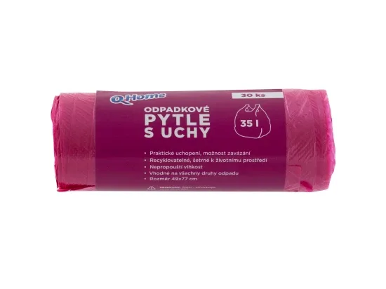 Q-Home odpadkové pytle s uchy 35l 30 ks