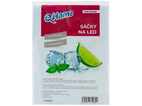 Q-Home sáčky na ledové kostky 10 x 24 ks