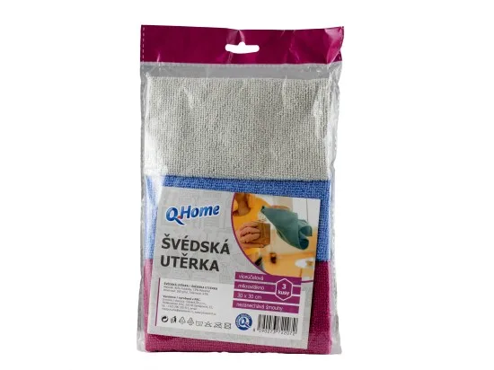 Q-Home švédská utěrka 30 x 30 cm 3 ks