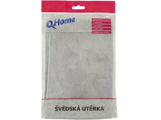 Q-Home švédská utěrka, mix variant, 35 x 30 cm