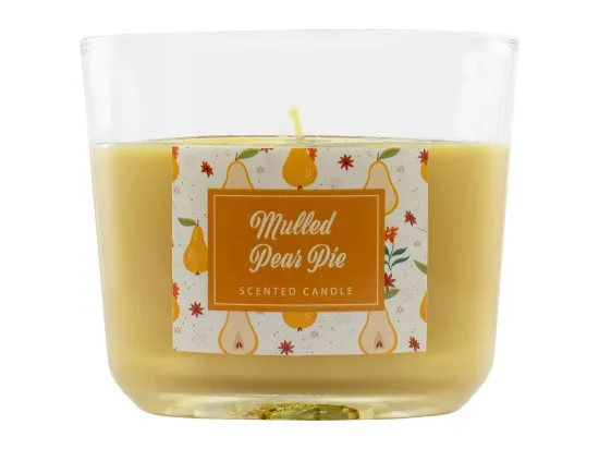 Q-Home svíčka Mulled Pear Pie 90 g