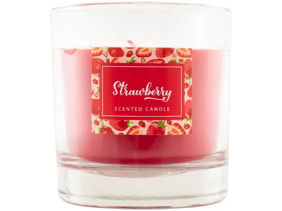 Q-Home svíčka Strawberry 170 g