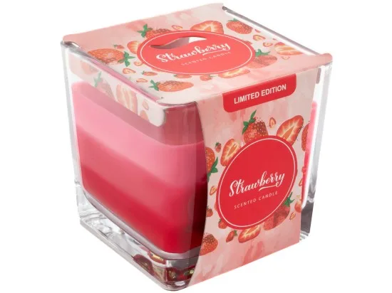 Q-Home svíčka Strawberry 198 g