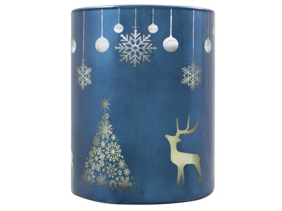 Q-Home vonná svíčka Festive Night Blue 426 g