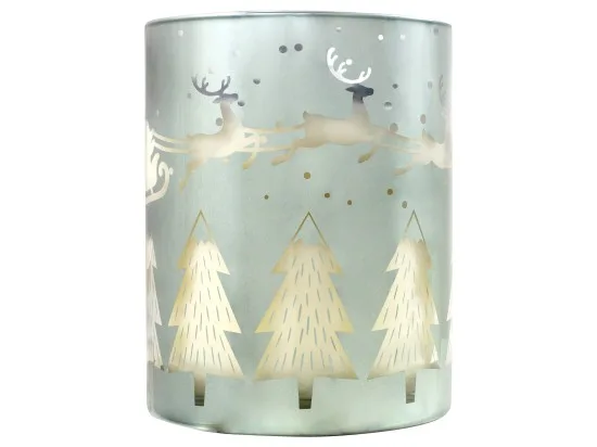 Q-Home vonná svíčka Festive Night Green 426 g