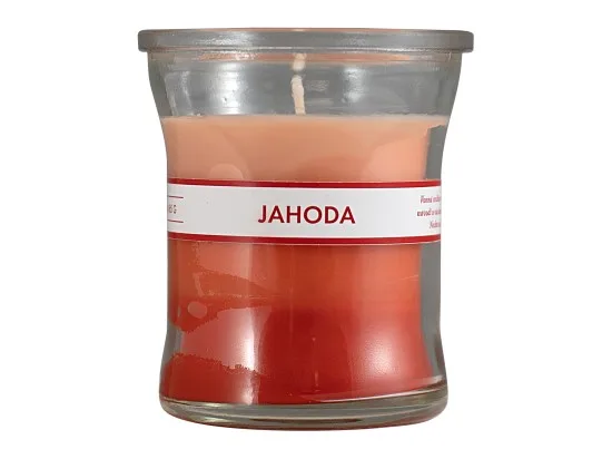 Q-Home vonná svíčka jahoda 85 g