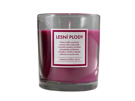 Q-Home vonná svíčka lesní plody 125 g bez víčka