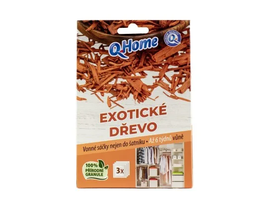 Q-Home vonné sáčky Exotické dřevo 3 ks