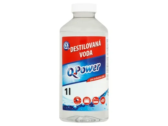 Q-Power destilovaná voda 1l