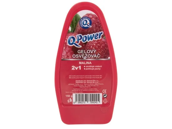 Q-Power gelový osvěžovač Malina 150 g