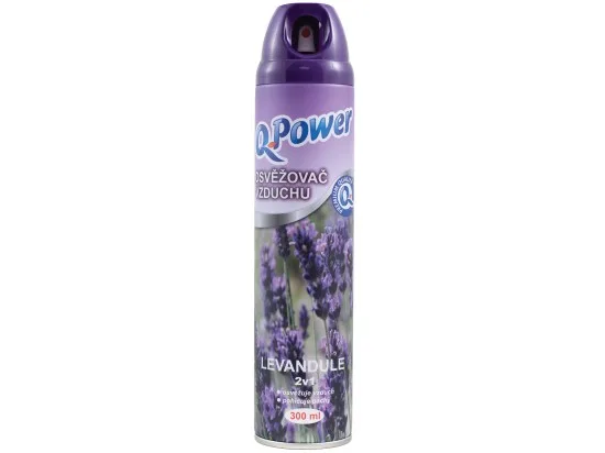Q-Power osvěžovač vzduchu levandule 2v1 300 ml