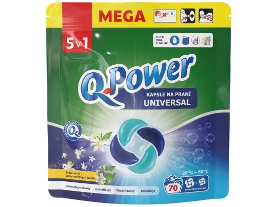 Q-Power prací kapsle Universal 5v1 70 PD