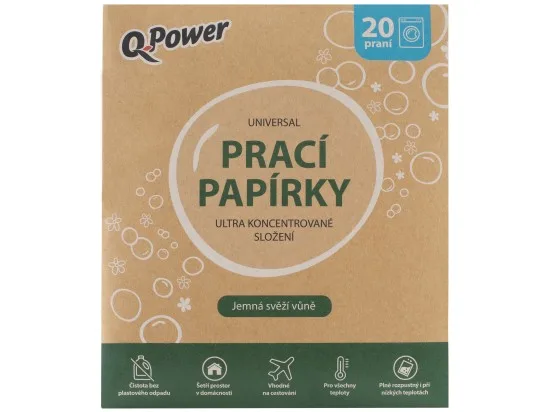 Q-Power prací papírky Universal 20 PD