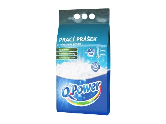 Q-Power prací prášek na barevné prádlo 40 PD
