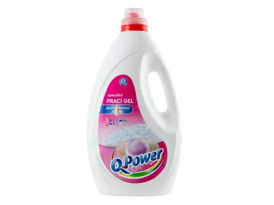 Q-Power speciální prací gel na vlnu a jemné prádlo 72 PD