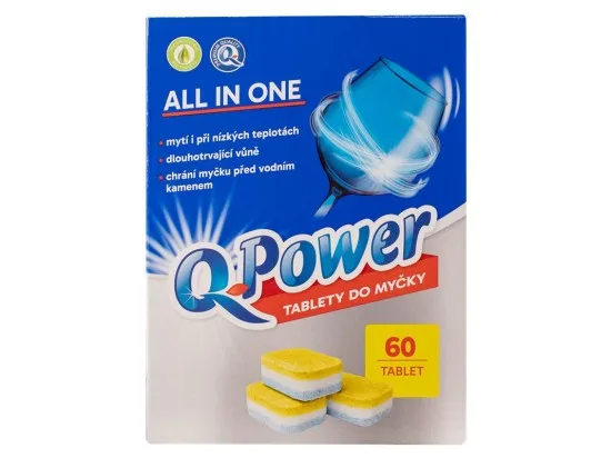 Q-Power tablety do myčky All in One 60 ks