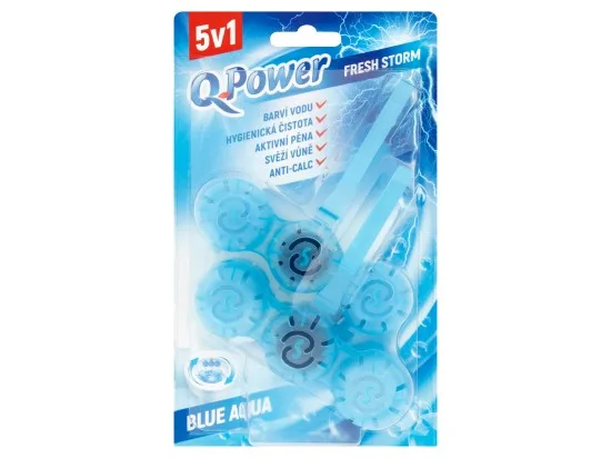 Q-Power tuhý WC závěs Blue Aqua Fresh Storm 2 ks