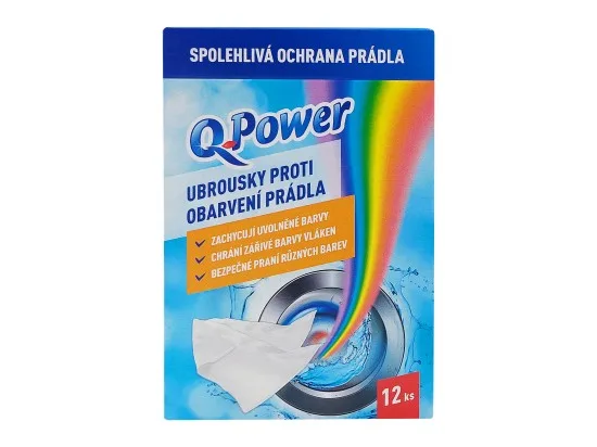 Q-Power ubrousky proti obarvení prádla 12 ks