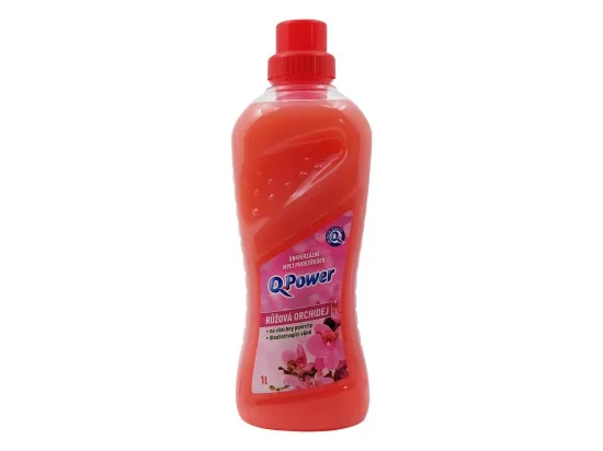 Q-Power univerzální mycí prostředek Růžová orchidej 1 l