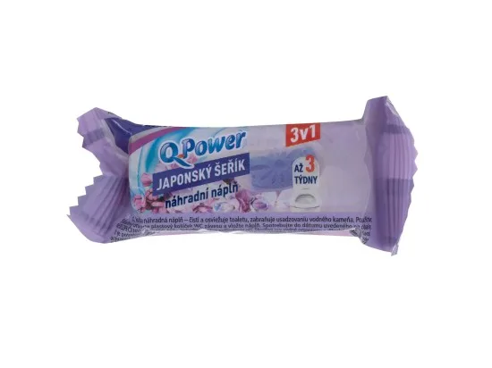 Q-Power WC kostka náhradní náplň Japonský Šeřík 3v1 40 g
