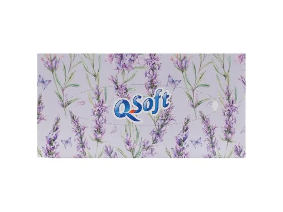 Q-Soft papírové kapesníky 3vrstvé 80 ks