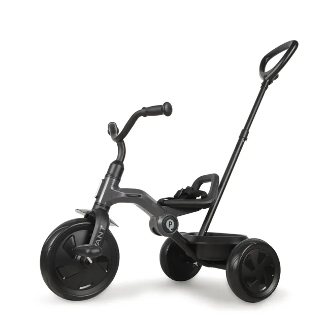 QPlay Tříkolka Ant Plus Dark Grey, věk 2-6 let