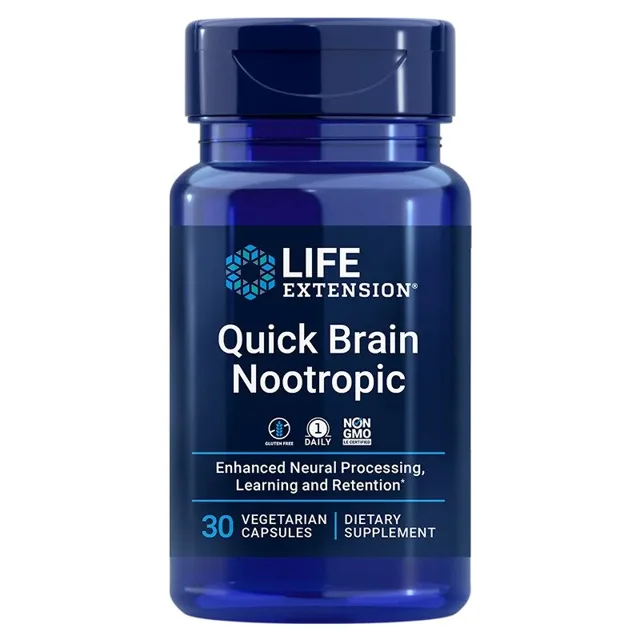 Quick Brain Nootropic, 30 kapslí