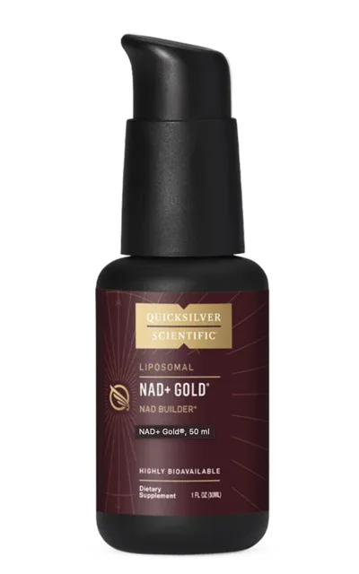 Quicksilver Scientific Liposomal NAD+ Gold®, lipozomální NAD+, 50 ml