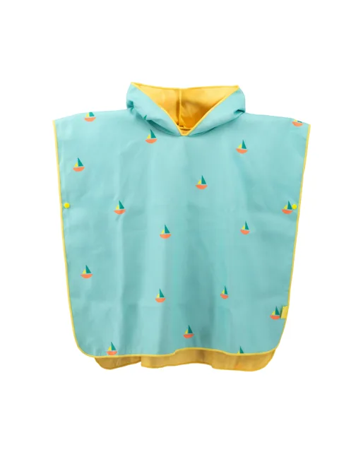 Quut Dětské plážové pončo - Banana Blue