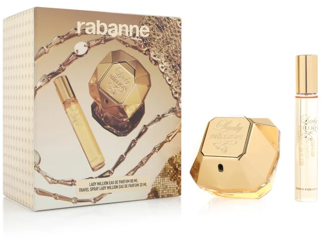 Rabanne Lady Million - EDP 80 ml + EDP 20 ml