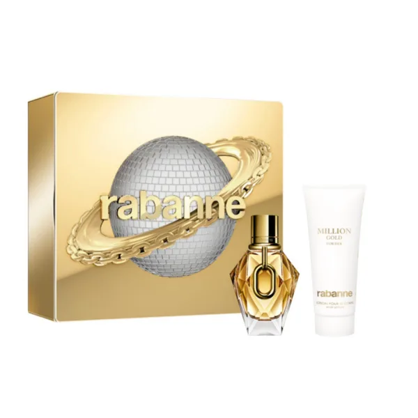 Rabanne Million Gold For Her dárkový set (parfémová voda 50 ml + tělové mléko 100 ml) 1 ks